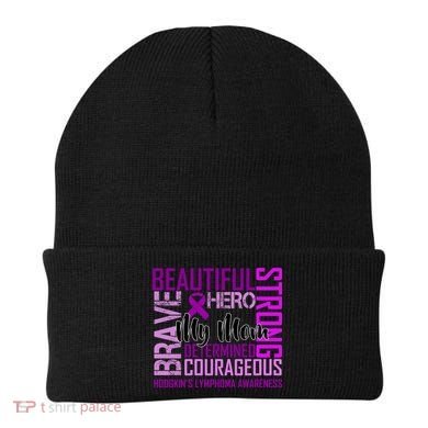Hodgkin's  lymphoma Awareness For My Mom Beanie