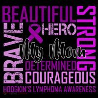 Hodgkin's  lymphoma Awareness For My Mom Coaster thumb 2