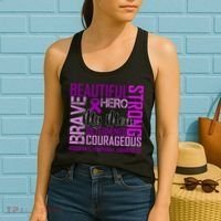 Hodgkin's  lymphoma Awareness For My Mom Women's Tank Top thumb 2