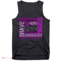 Hodgkin's  lymphoma Awareness For My Mom Tank Top thumb 0