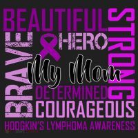 Hodgkin's  lymphoma Awareness For My Mom Golf Towel thumb 3