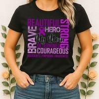 Hodgkin's  lymphoma Awareness For My Mom Women's T-Shirt thumb 2