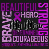 Hodgkin's  lymphoma Awareness For My Mom Kids Hoodie thumb 5