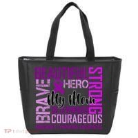 Hodgkin's  lymphoma Awareness For My Mom Tote Bag thumb 0