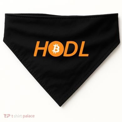 HODL Bitcoin Logo USA-Made Doggie Bandana