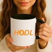 HODL Bitcoin Logo Coffee Mug thumb 3
