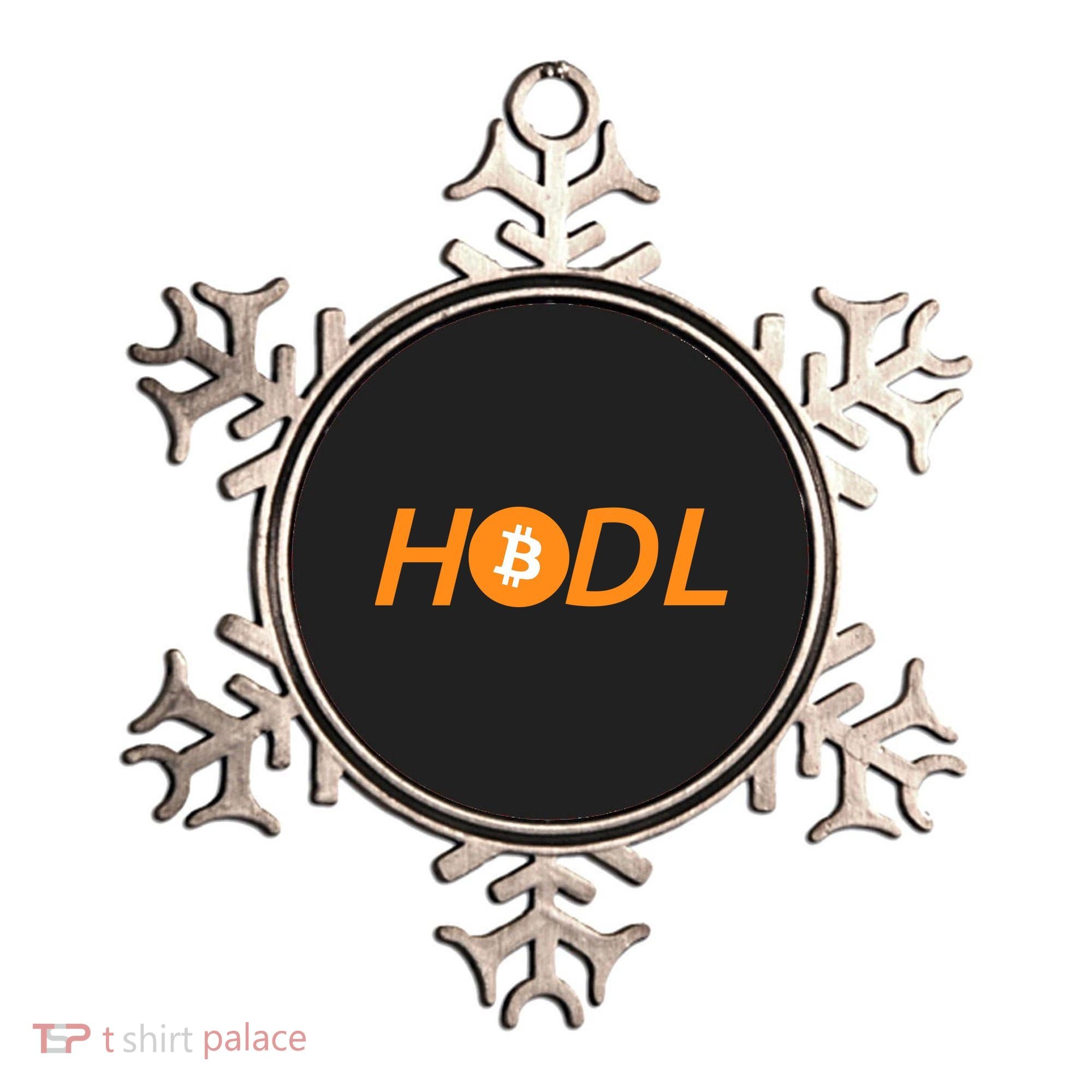 HODL Bitcoin Logo Ornament