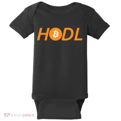 HODL Bitcoin Logo Baby Bodysuit