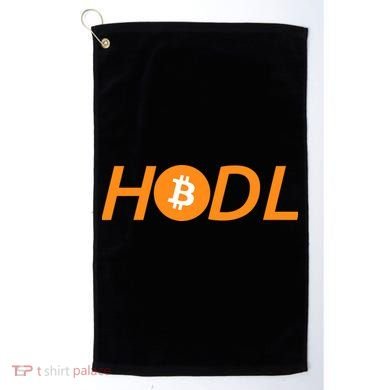 HODL Bitcoin Logo Golf Towel
