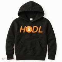 HODL Bitcoin Logo Kids Hoodie thumb 0