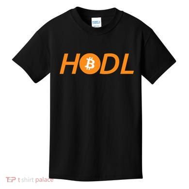 HODL Bitcoin Logo Kids T-Shirt