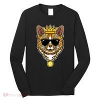 Hodl Dogecoin Doge Cat King Crypto Currency Moon Long Sleeve Shirt thumb 0