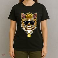 Hodl Dogecoin Doge Cat King Crypto Currency Moon T-Shirt thumb 4