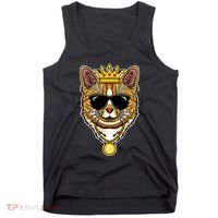 Hodl Dogecoin Doge Cat King Crypto Currency Moon Tank Top thumb 0