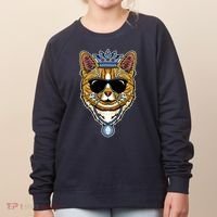 Hodl Ethereum ETH Cat King Crypto Currency Moon Women's Sweatshirt thumb 0