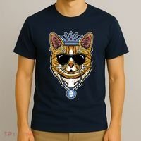 Hodl Ethereum ETH Cat King Crypto Currency Moon T-Shirt thumb 3