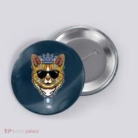 Hodl Ethereum ETH Cat King Crypto Currency Moon Button thumb 0