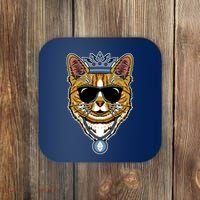 Hodl Ethereum ETH Cat King Crypto Currency Moon Coaster thumb 0