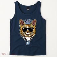 Hodl Ethereum ETH Cat King Crypto Currency Moon Tank Top thumb 2