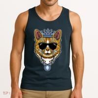 Hodl Ethereum ETH Cat King Crypto Currency Moon Tank Top thumb 3
