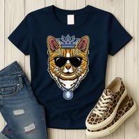 Hodl Ethereum ETH Cat King Crypto Currency Moon Women's T-Shirt thumb 3