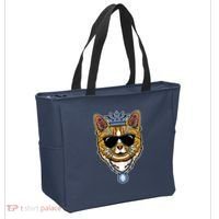 Hodl Ethereum ETH Cat King Crypto Currency Moon Tote Bag thumb 2