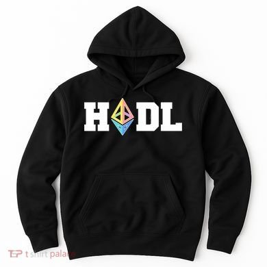 Hodl Ethereum ETH Crypto Currency To the Moon Hoodie
