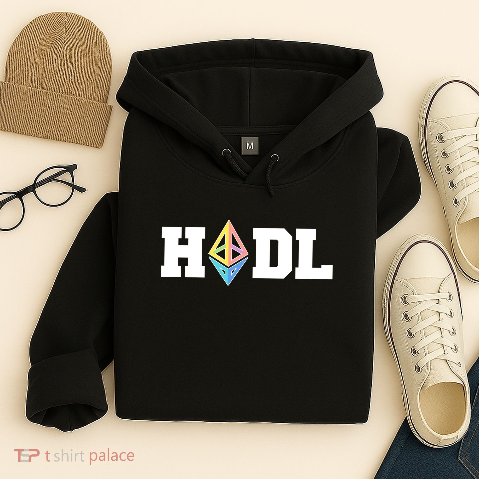 Hodl Ethereum ETH Crypto Currency To the Moon Hoodie