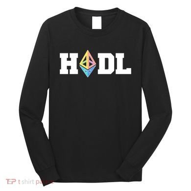 Hodl Ethereum ETH Crypto Currency To the Moon Long Sleeve Shirt