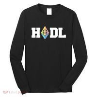 Hodl Ethereum ETH Crypto Currency To the Moon Long Sleeve Shirt thumb 0