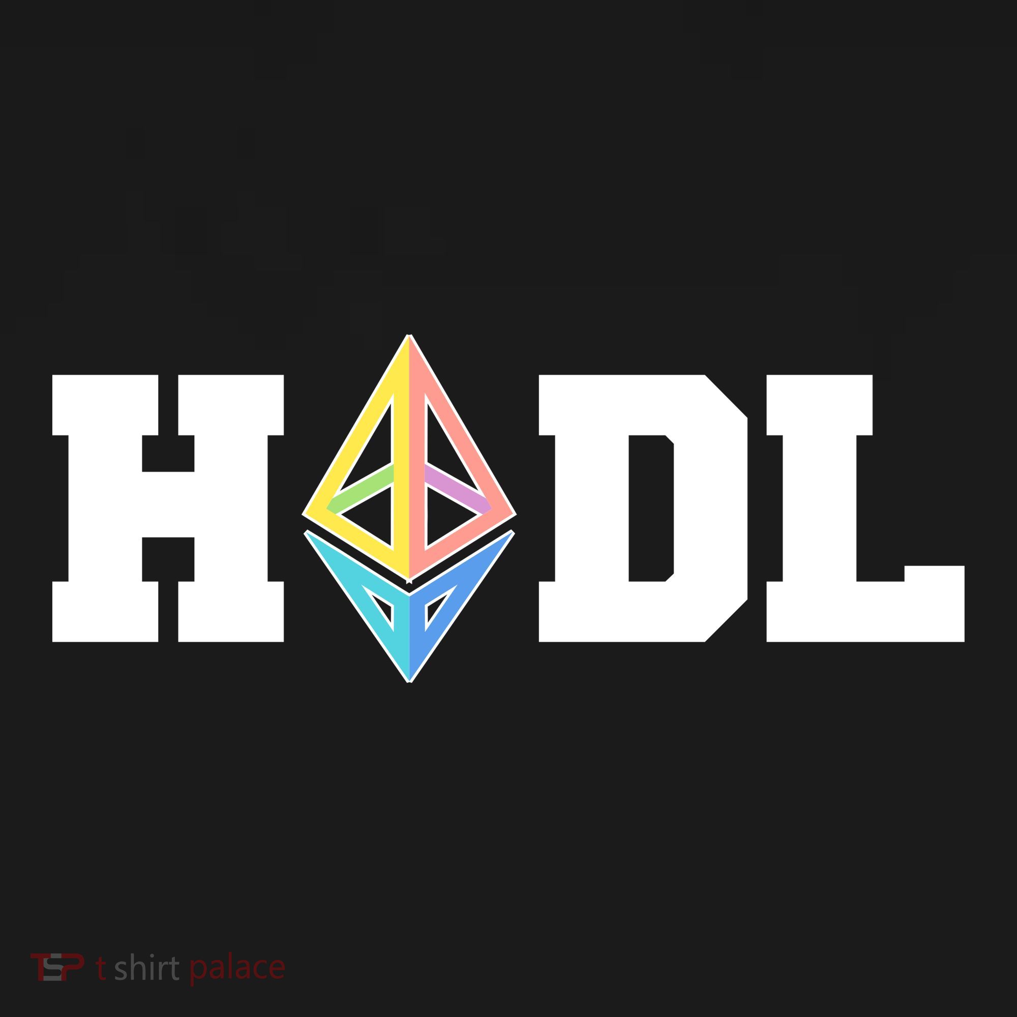 Hodl Ethereum ETH Crypto Currency To the Moon Button