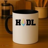 Hodl Ethereum ETH Crypto Currency To the Moon Coffee Mug thumb 4