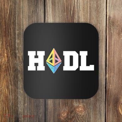 Hodl Ethereum ETH Crypto Currency To the Moon Coaster