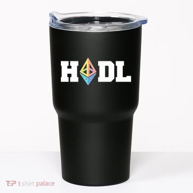 Hodl Ethereum ETH Crypto Currency To the Moon Tumbler
