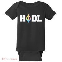 Hodl Ethereum ETH Crypto Currency To the Moon Baby Bodysuit thumb 0