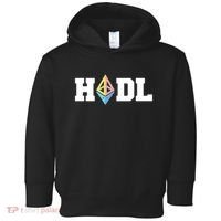 Hodl Ethereum ETH Crypto Currency To the Moon Toddler Hoodie thumb 0