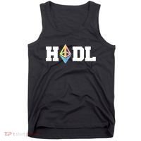 Hodl Ethereum ETH Crypto Currency To the Moon Tank Top thumb 0