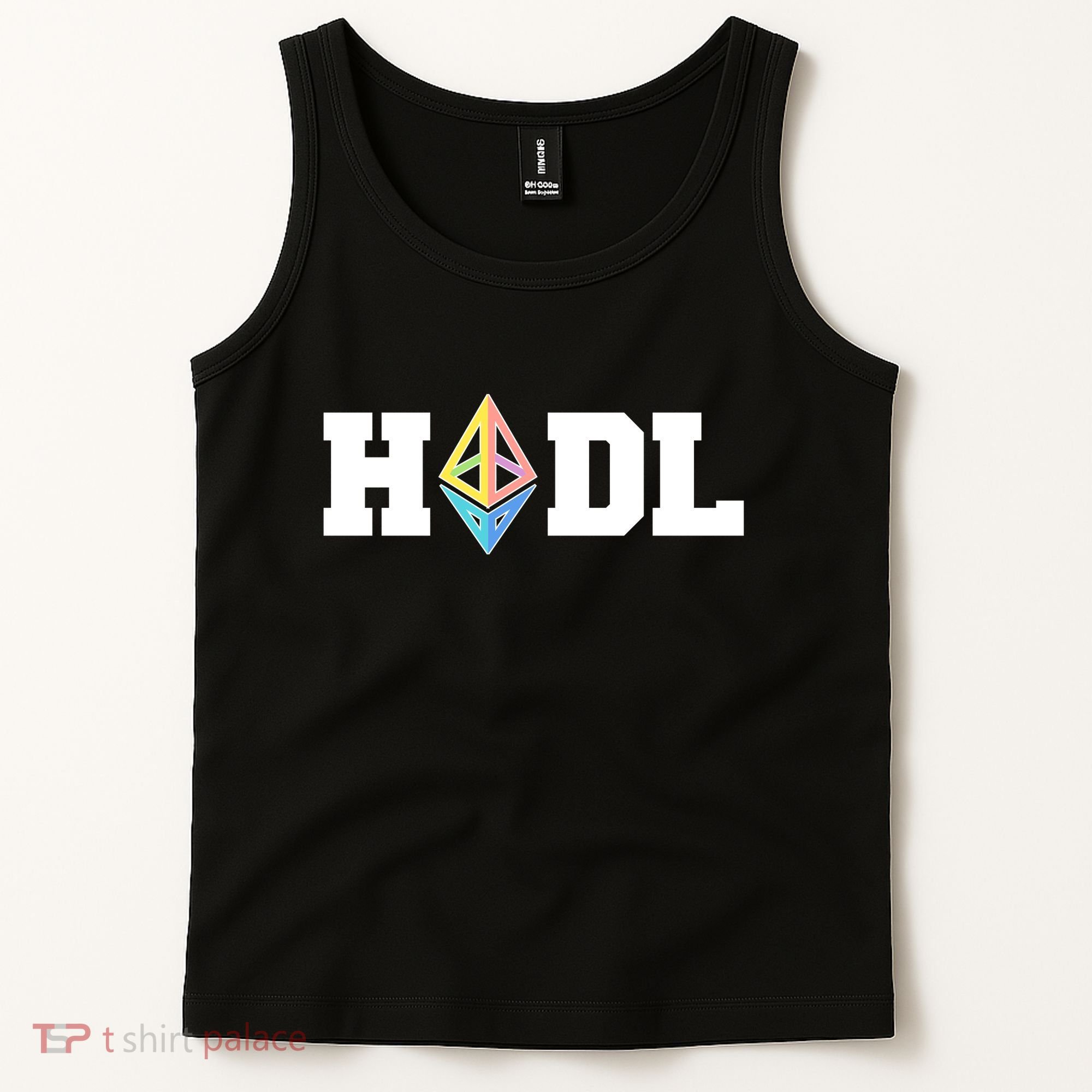 Hodl Ethereum ETH Crypto Currency To the Moon Tank Top