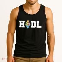 Hodl Ethereum ETH Crypto Currency To the Moon Tank Top thumb 3