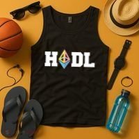 Hodl Ethereum ETH Crypto Currency To the Moon Tank Top thumb 4