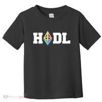 Hodl Ethereum ETH Crypto Currency To the Moon Toddler T-Shirt thumb 0