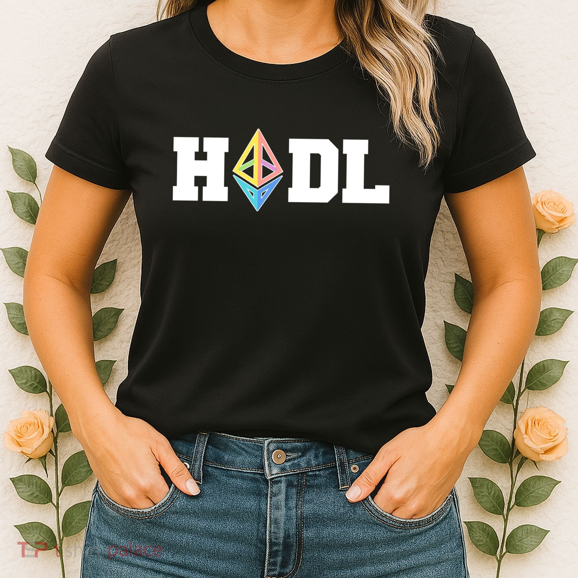 Hodl Ethereum ETH Crypto Currency To the Moon Women's T-Shirt