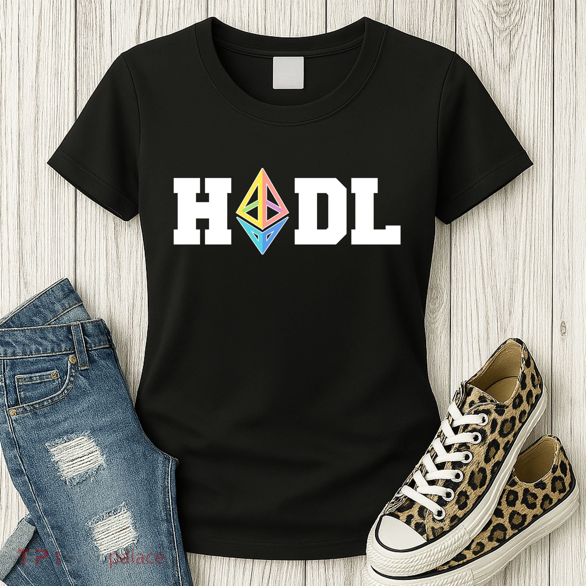 Hodl Ethereum ETH Crypto Currency To the Moon Women's T-Shirt