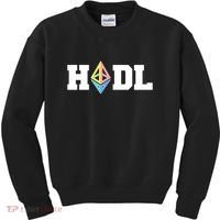 Hodl Ethereum ETH Crypto Currency To the Moon Kids Sweatshirt thumb 0