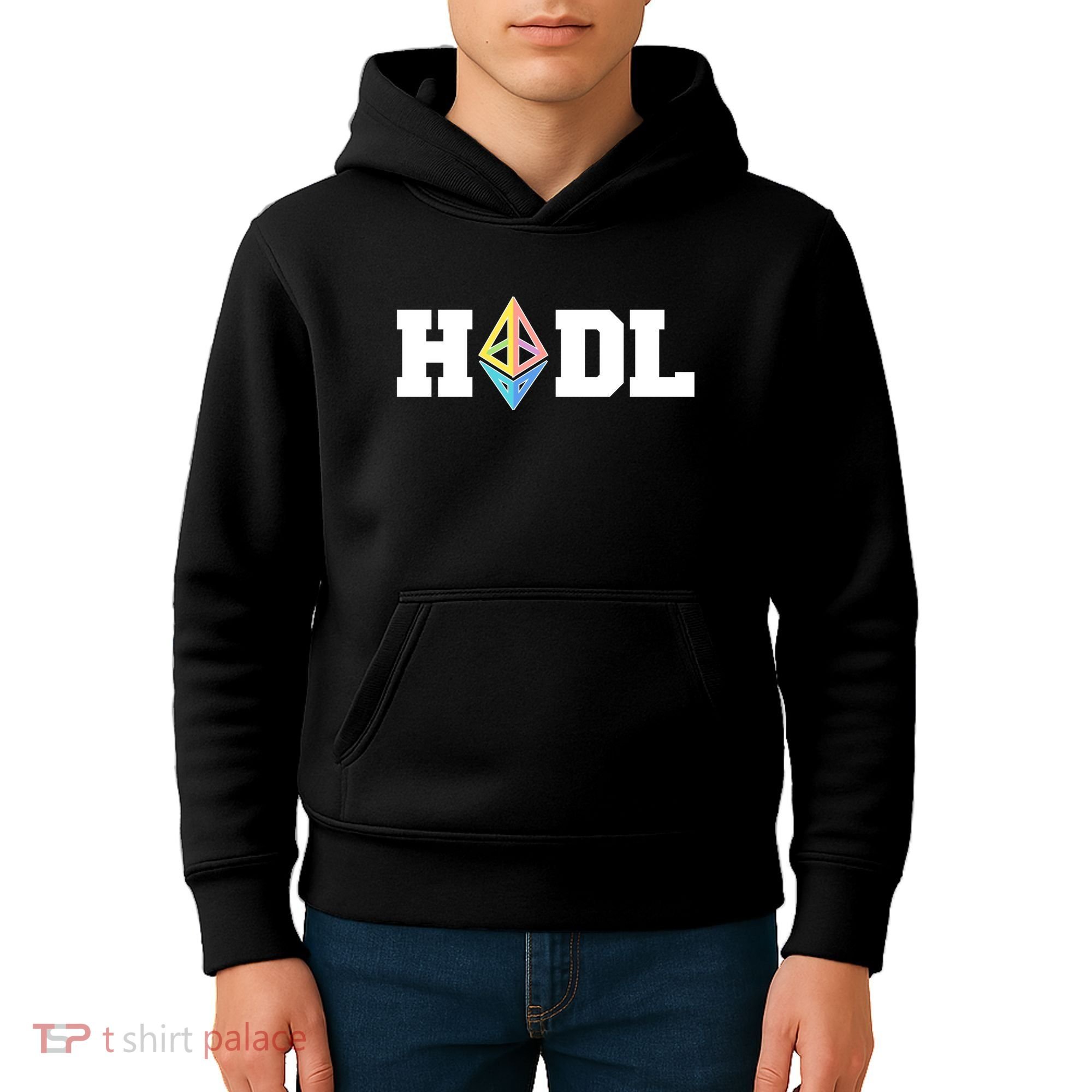 Hodl Ethereum ETH Crypto Currency To the Moon Kids Hoodie