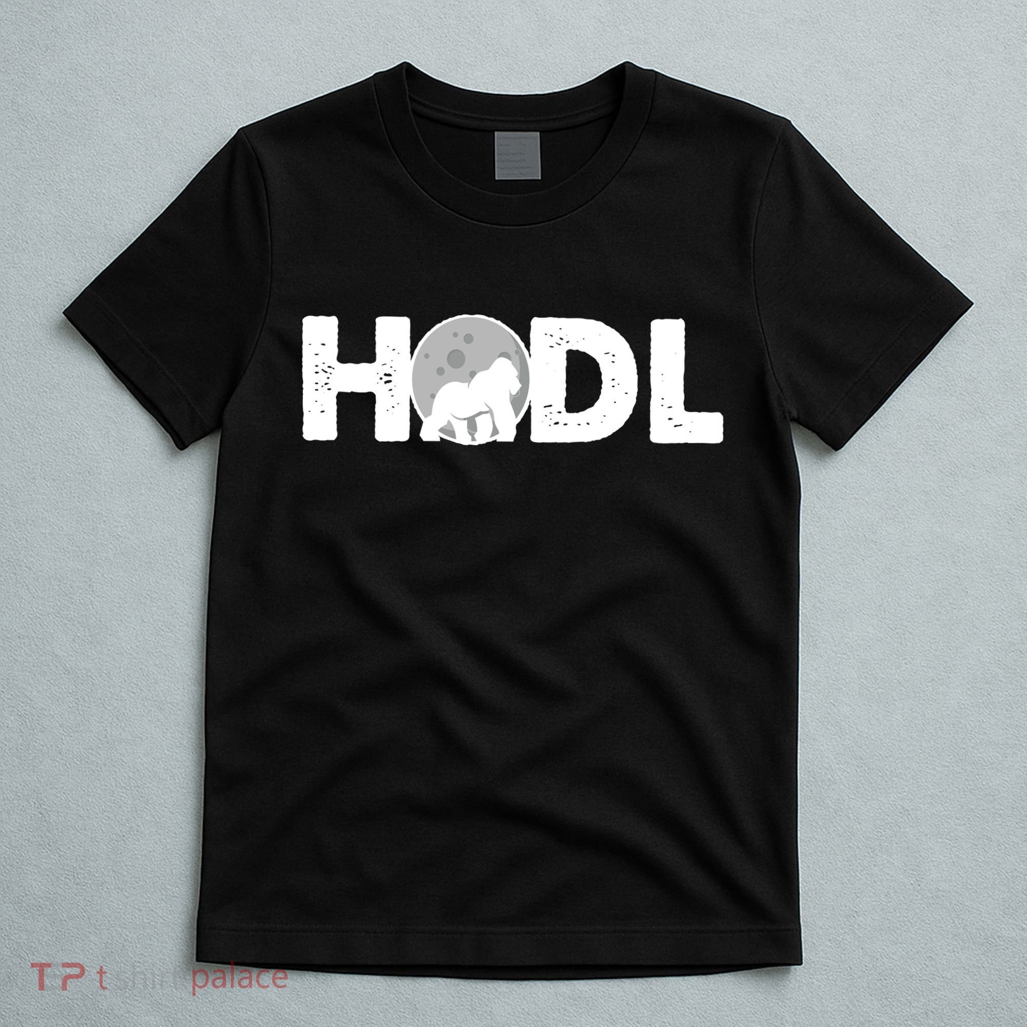 Hodl Stonk to the Moon Ape Crypto Currency T-Shirt