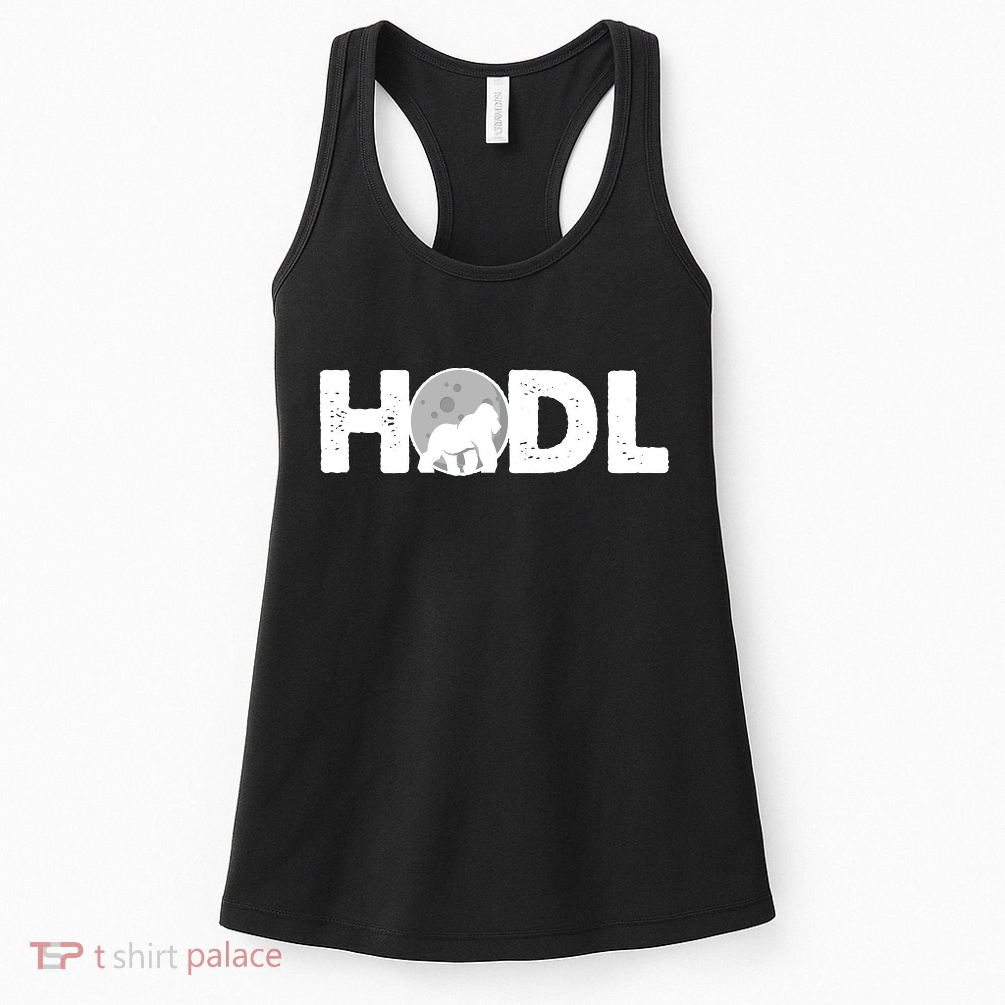 Hodl Stonk to the Moon Ape Crypto Currency Women's Tank Top
