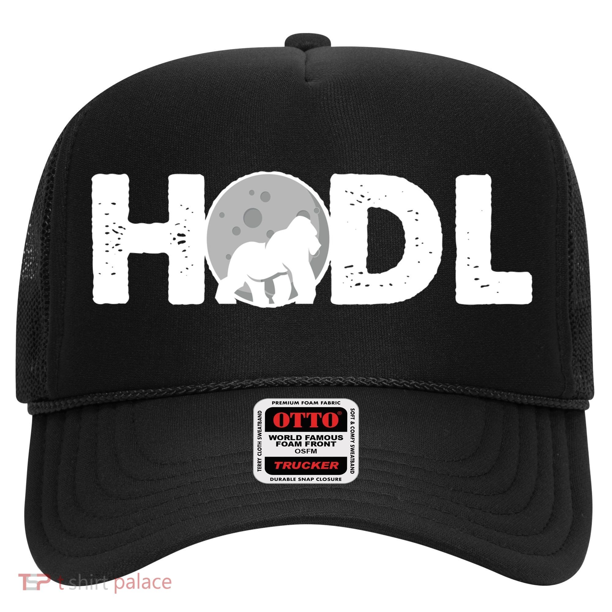 Hodl Stonk to the Moon Ape Crypto Currency Hat