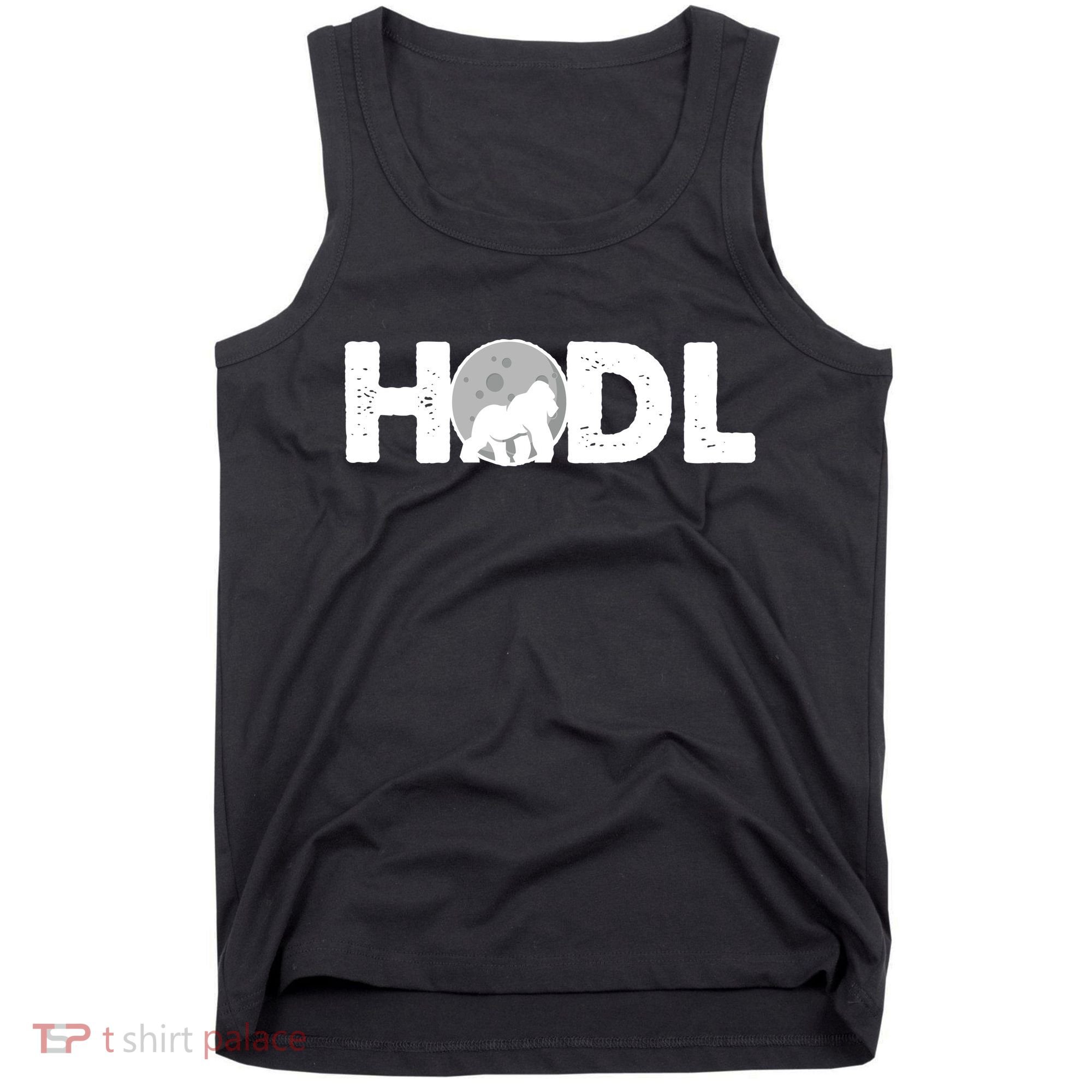Hodl Stonk to the Moon Ape Crypto Currency Tank Top
