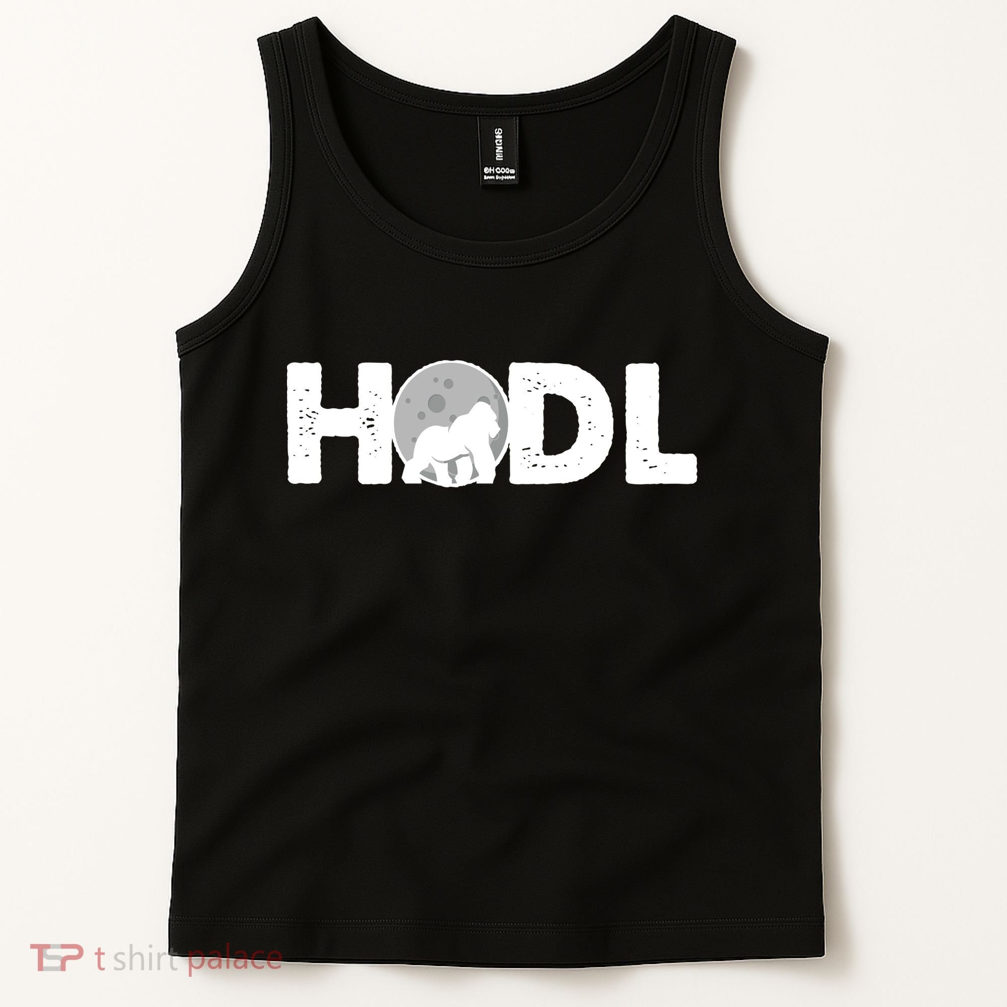 Hodl Stonk to the Moon Ape Crypto Currency Tank Top